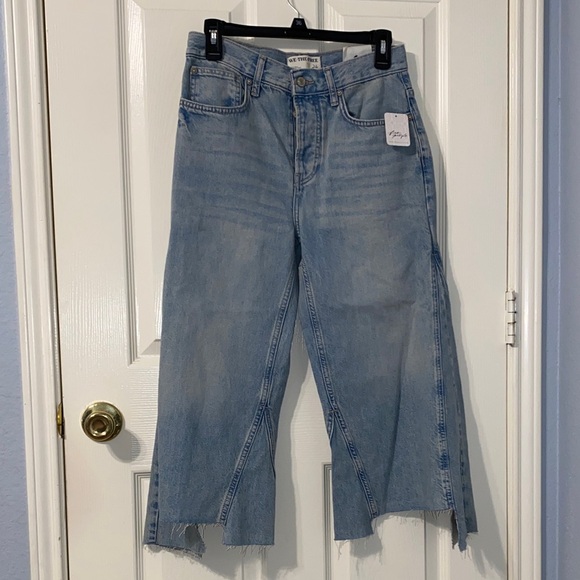 We The Free Light Blue Wide Leg Jeans 26 - Picture 6 of 15